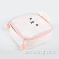 Custom Short Plush Cosmetic Organizer Damen -Toilettenbeutel